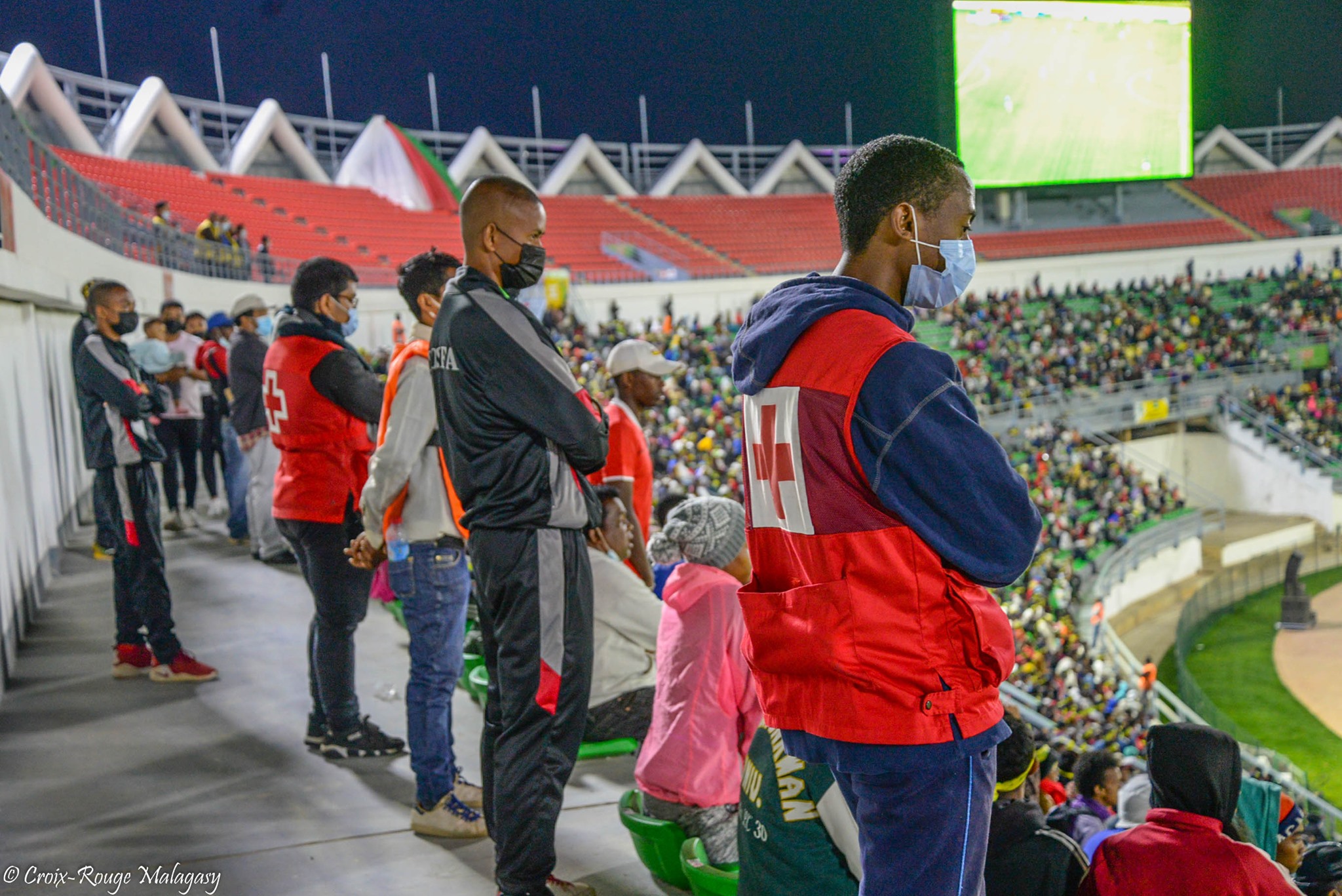 couverture sanitaire au Stade de Barea